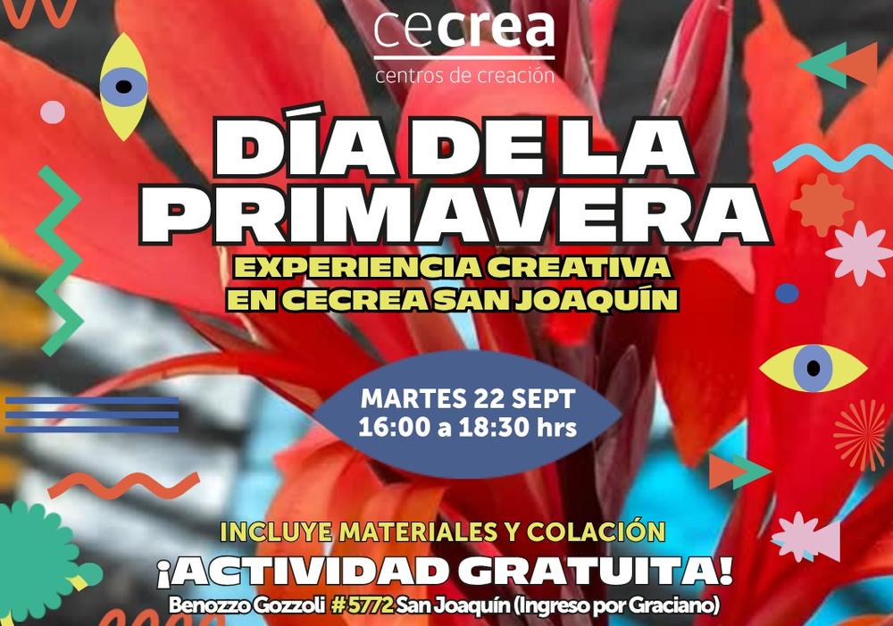 Jornada familiar de teatro y rituales de primavera en Cecrea San Joaquín
