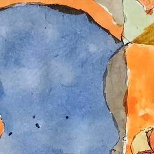 Dibujos y anotaciones de Alberto Cruz Covarrubias en el Museo Chileno de Arte Precolombino