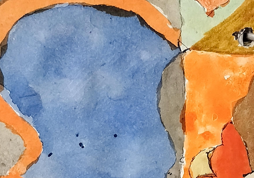 Dibujos y anotaciones de Alberto Cruz Covarrubias en el Museo Chileno de Arte Precolombino